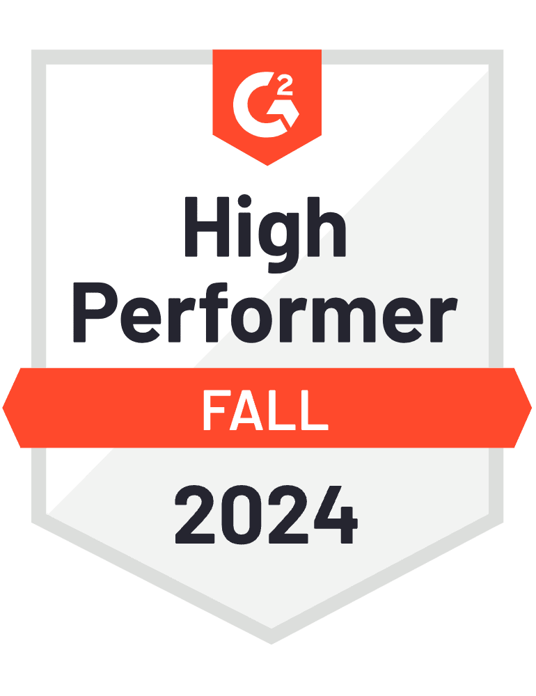 G2 High Performer Fall 2024